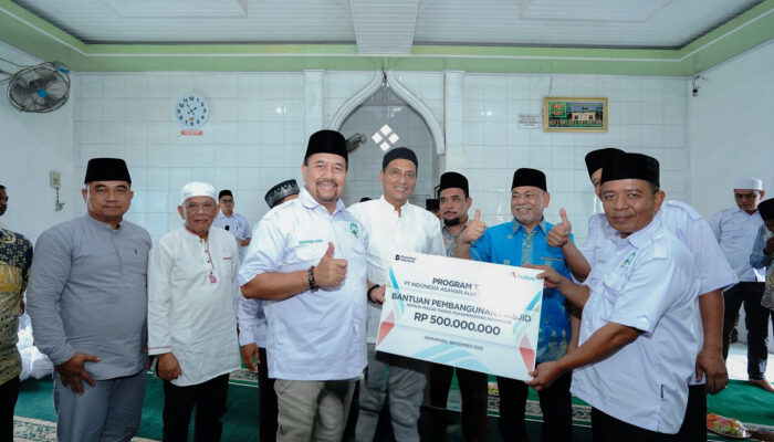 Tebar Kepedulian, Bupati Batu Bara dan PT Inalum Bantu Pembangunan Masjid Taqwa Muhammadiyah