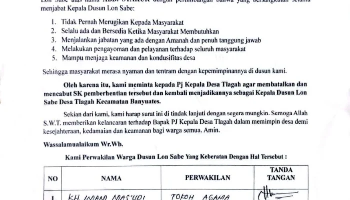 Gejolak Pemdes Tlagah Sampang: Warga Menolak Pemecatan Kadus yang Dinilai Sepihak