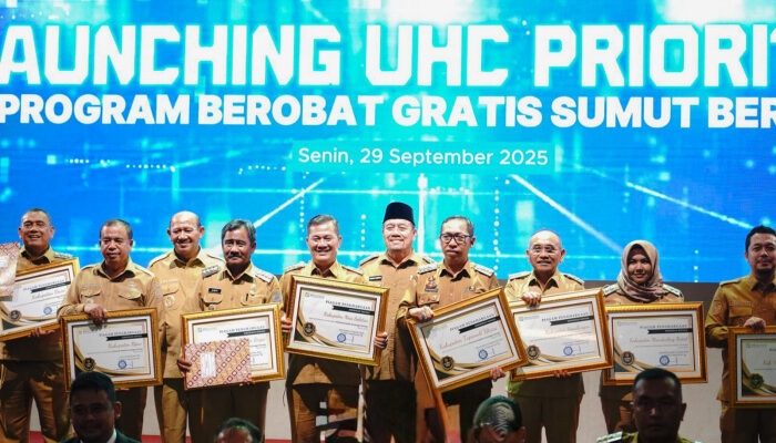 Dukung Peningkatan Akses Kesehatan, Bupati Batu Bara Hadiri Launching UHC PROBIS Sumut Berkah