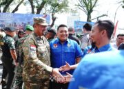 Bupati Batu Bara Hadiri Upacara HUT ke-80 TNI di Medan