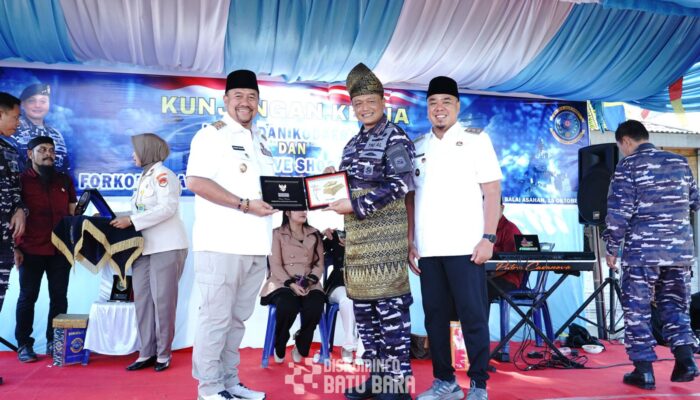 Perkuat Sinergi Maritim dengan Pemerintah Daerah, Komandan Kodaeral I Kunjungi Mako Lanal Tanjungbalai Asahan