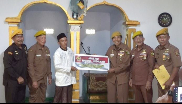 LVRI Selesaikan Renovasi Masjid Nurul Hidayah Disudut Kota Bondowoso