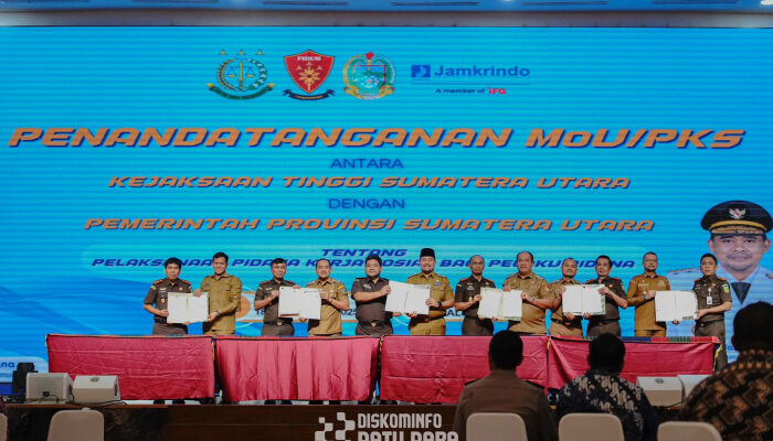 Bupati Batu Bara Hadiri Penandatanganan MoU Pelaksanaan Pidana Kerja Sosial se-Sumatera Utara