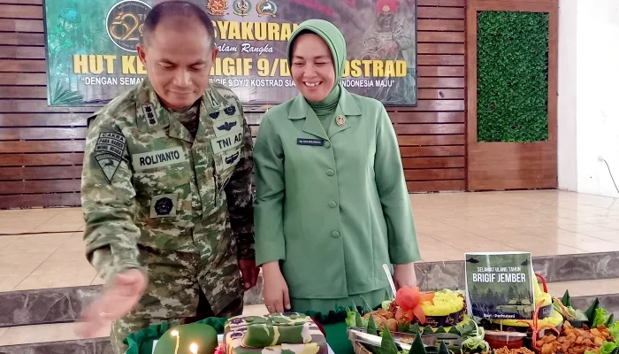 Semarak HUT ke-62 Brigif 9/DY/2 Kostrad  Berlangsung Dengan Rasa Kekeluargaan