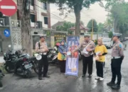 Polantas Polres Bondowoso Sapa Masyarakat Pengunjung Car Free Day, Ajak Warga Tertib Berlalu Lintas
