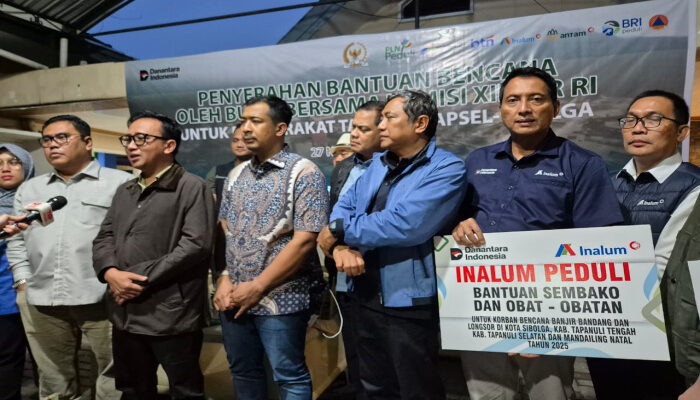 INALUM Bersama Komisi XII DPR RI dan BUMN Salurkan Bantuan untuk Korban Banjir Bandang dan Tanah Longsor di Sumatera Utara