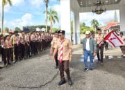 Bupati Murung Raya Lepas Kontingen Pramuka Ikuti Jambore Daerah Kalteng