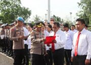 Pimpin Apel Pagi, Kapolres Murung Raya Cek Langsung Kehadiran Personel