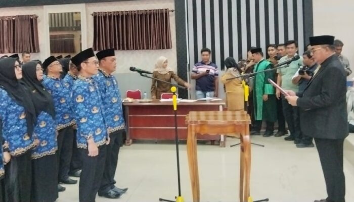 Bupati Salim Fakhry Lantik 58 Pejabat, Tingkatkan Kinerja dan Integritas