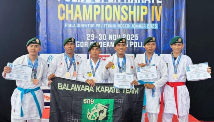 Prajurit Ksatria Condromowo Raih Juara Event Karate Championship IV Piala Direktur Politeknik Negeri Jember