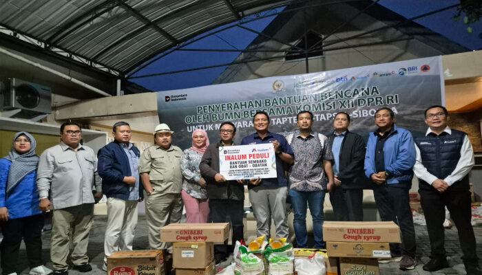 INALUM Salurkan Sejumlah Bantuan Kemanusiaan untuk Korban Bencana Di Sumatera Utara