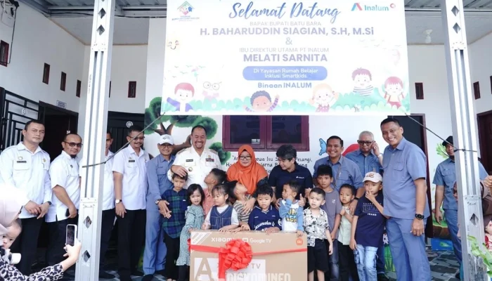 Bupati Batu Bara dan Dirut PT Inalum Kunjungi Yayasan Rumah Belajar Inklusi Smart Kids