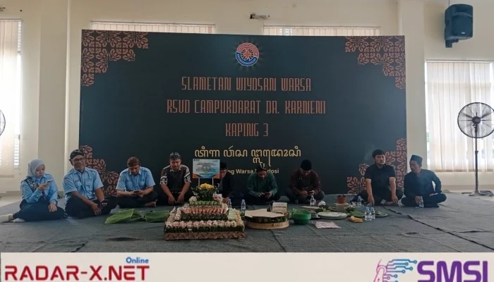 Hari Jadi Ke-3, RSUD Dr Karneni Campurdarat Gelar Slametan Wiyosan Warsa