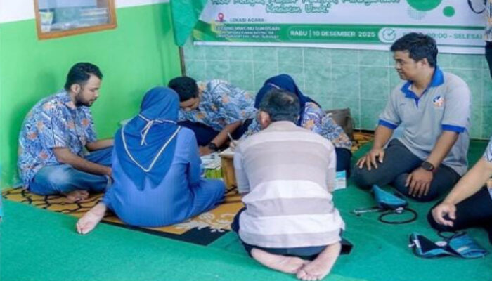 MWC NU Sukosari dan RS Mitra Medika Gelar Layanan Kesehatan Gratis, Warga Pulang Bawa Uang Saku