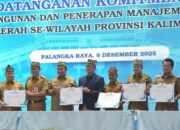 Bupati Murung Raya Teken Komitmen Penguatan Manajemen Talenta ASN di Kalteng