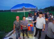 Dukung Ekonomi Kreatif Tingkat Desa, Bupati Batu Bara Kunjungi Sawah Viral Bahagia