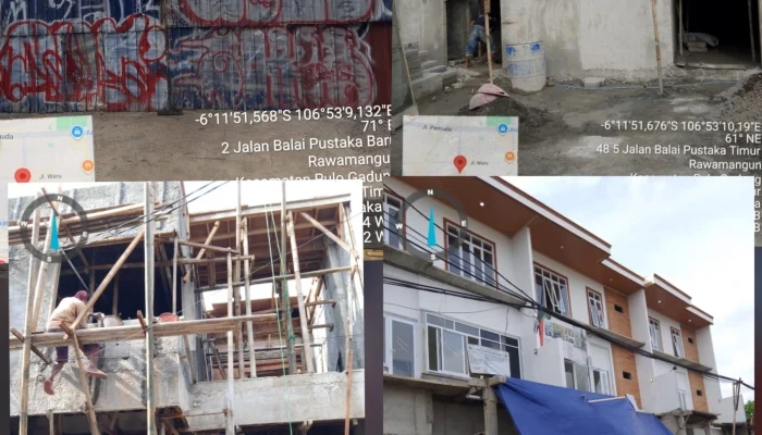 Sejumlah Proyek Bangunan Ilegal Pulogadung Disinyalir Pakai Dokumen PBG Palsu