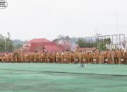 Pemkab Murung Raya Gelar Apel Gabungan, ASN Diminta Waspadai Cuaca dan Tingkatkan Kinerja
