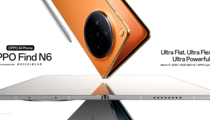OPPO Announces Global Launch of Find N6 on March 17th, Redefining Foldables with Zero-Feel Crease Engineered for Lasting Flatness