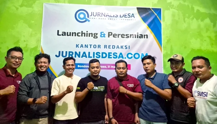 Launching JurnalisDesa.com, SMSI Bondowoso Siap Cetak Jurnalis Profesional dari Akar Desa