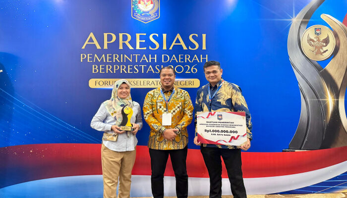 Pemkab Batu Bara Raih Juara III Creative Financing pada Ajang Apresiasi Pemerintah Daerah Berprestasi 2026