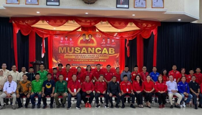 PDIP Murung Raya Gelar Musancab Serentak, Tekankan Kerja Nyata untuk Rakyat