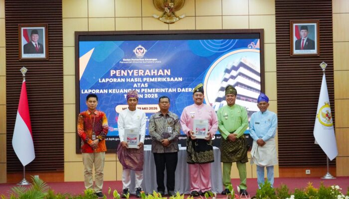Bupati Batu Bara Terima LHP dari BPK RI, Pemkab Batu Bara Raih Opini WTP