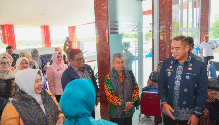 Dorong Penguatan Program Desa Percontohan, Wakil Bupati Batu Bara Sambut Supervisi TP PKK Provsu