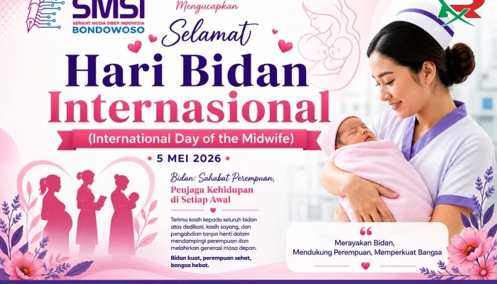 Selamat Hari Bidan Internasional, SMSI Bondowoso: Perhatikan Kesejahteraan Bidan