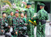 Acara Tradisi Penyambutan Warga Baru Yonif 515 UTY/9/2 Kostrad