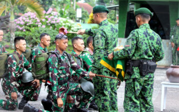Acara Tradisi Penyambutan Warga Baru Yonif 515 UTY/9/2 Kostrad