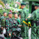 Acara Tradisi Penyambutan Warga Baru Yonif 515 UTY/9/2 Kostrad
