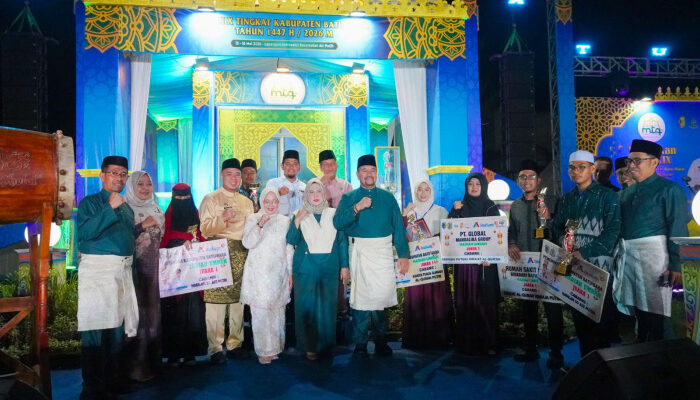 Penutupan MTQ XIX, Bupati Baharuddin Ajak Masyarakat Islam Memuliakan Al – Qur’an