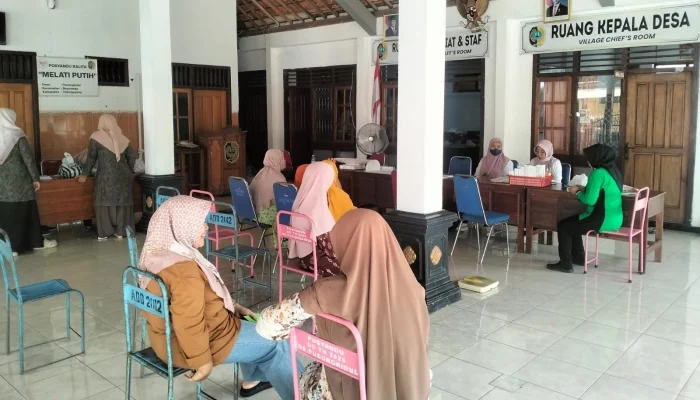 Pemdes Pucungkidul Giat ILP Di Balai Desa Bareng Posyandu Balita Pos 5