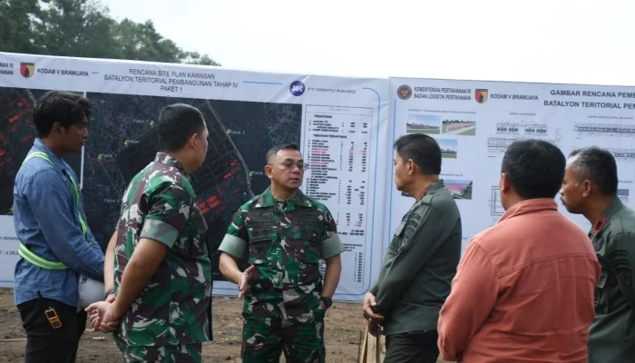 Danrem 083/Baladhika Jaya Tinjau Pembangunan Yonif TP di Bondowoso, Perkuat Sinergi TNI dan Pemda