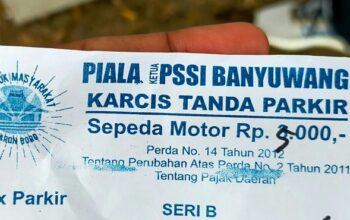 Karcis Dicoret Manual, Tarif Parkir Stadion Maron Tuai Sorotan