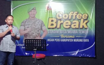Dandim 1013/Muara Teweh Perkuat Sinergi dengan Insan Pers Murung Raya