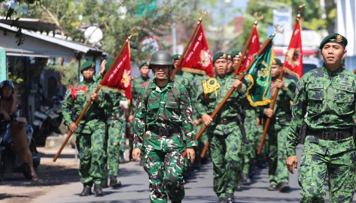 Yonif 515 UTY/9/2 Kostrad Gelar Tradisi Penyambutan Macan Kumbang 47