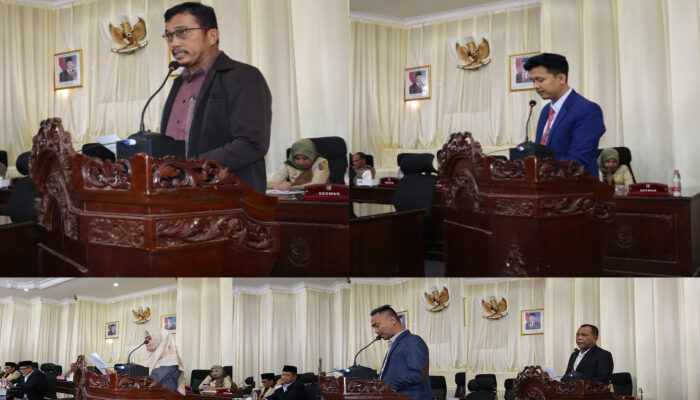 DPRD Batu Bara Gelar Rapat Paripurna, Seluruh Fraksi Sampaikan Pandangan Umum Pembentukan Pansus Plasma