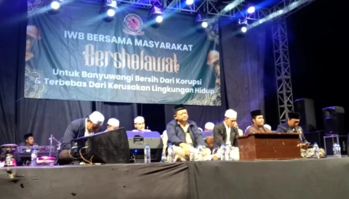 Lantunan Sholawat di Banyuwangi Disertai Doa Bersama Lawan Korupsi dan Jaga Alam
