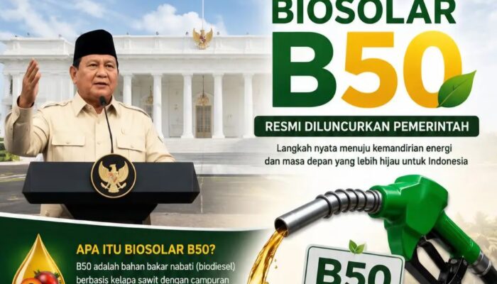 B50 Diluncurkan, Prabowo Hentikan Impor Solar Dari Luar Negeri