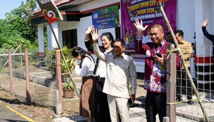 Bupati Murung Raya Lepas Kepulangan Wagub Kalteng Usai Buka Sinode Umum XXV GKE