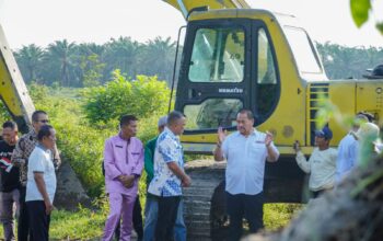 Komitmen Tingkatkan Pengelolaan Sampah, Bupati Batu Bara Tinjau Lokasi Rencana Pembangunan TPA