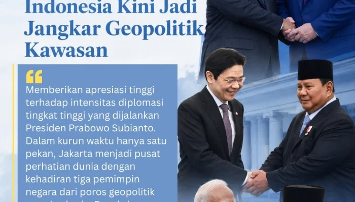 Pekan Diplomasi Prabowo Tuai Apresiasi, Yuddy Chrisnandi: Indonesia Kini Jadi Jangkar Geopolitik Kawasan
