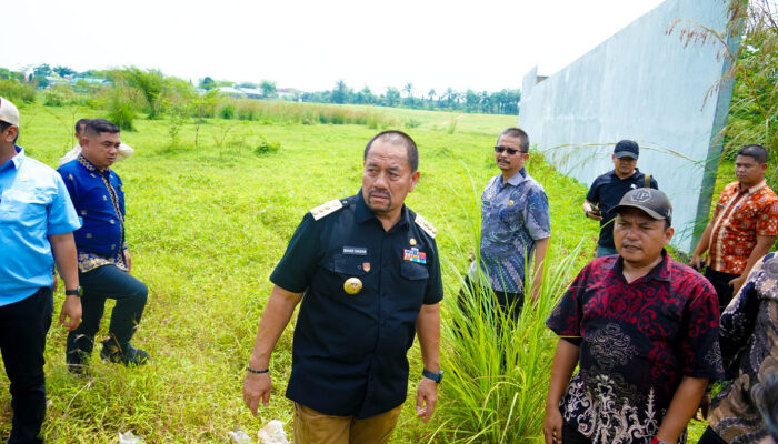 Bupati Batu Bara Tinjau Lokasi Pembangunan Sekolah Rakyat di Kecamatan Lima Puluh