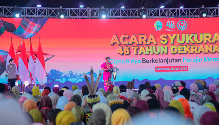 Ketua Dekranasda Batu Bara Hadiri Puncak Peringatan HUT ke-46 Dekranas di Makassar