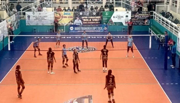 JS Gandrung Putri Jajak Tumbangkan BST Pedotan, Penonton Padati Turnamen Kades Cup 2 Tulungrejo