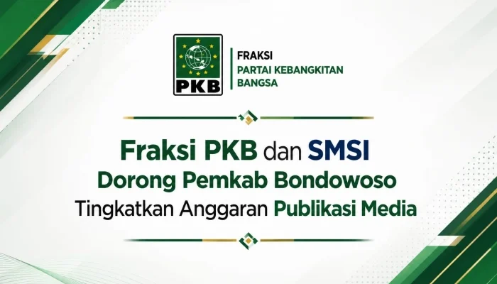 Fraksi PKB dan SMSI Dorong Pemkab Bondowoso Tingkatkan Anggaran Publikasi Media