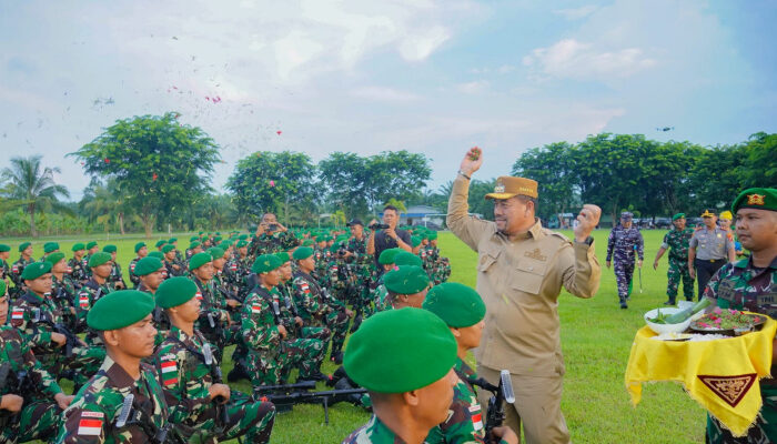 Bupati Batu Bara Sambut Kepulangan Prajurit Yonif 126/Kala Cakti, Apresiasi Pengabdian Menjaga Kedaulatan NKRI