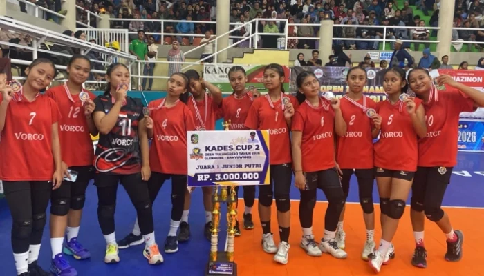 Tampil Gemilang, Okta Antar VORCO Banyuwangi Raih Gelar Juara I Voli Junior Putri Kades Cup 2 Tulungrejo